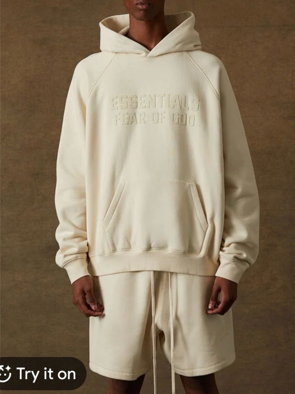 Essential Fear of God oversized Hoodie